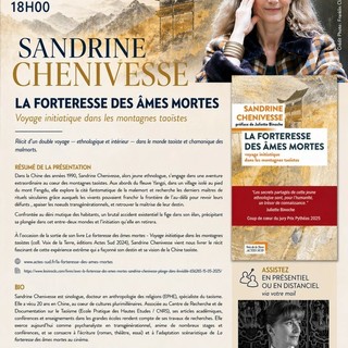 “Voyage initiatique dans les montagnes taoïstes”, Sandrine Chenivesse.