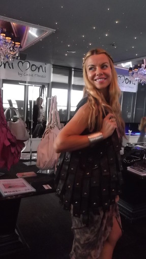 Cinzia Moniaci e la sua nuova "Cascade"