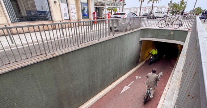 Nizza, il tunnel del Congresso divide la città: pista ciclabile a rischio