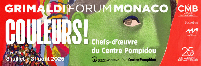 Ultimi giorni per visitare “Couleurs!” al Grimaldi Forum Monaco