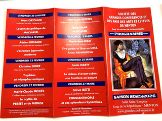 ©Grandes conférences Menton