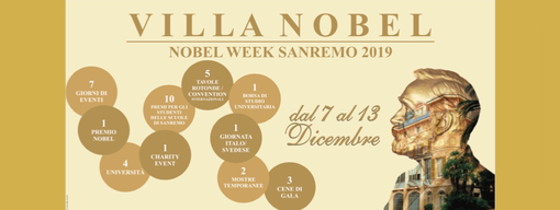 Nobel Week: a Sanremo dal 7 al 13 dicembre una settimana internazionale dedicata ai Premi Nobel