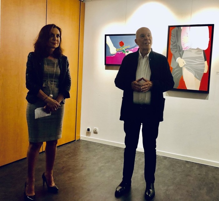 Principato di Monaco. Le opere di Christian Bonavia denunciando la violenza verso le donne esposte al Comitato Internazionale AIAP Monaco presso l'UNESCO Principato di Monaco. Le opere di Christian Bonavia denunciando la violenza verso le donne esposte al Comitato Internazionale AIAP Monaco presso l'UNESCO