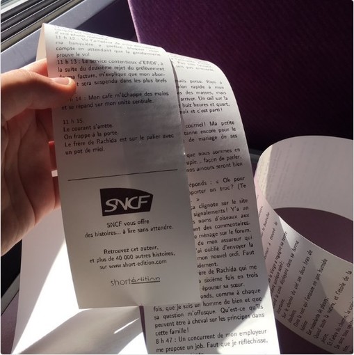 Viaggi a misura di lettori: SNCF raggiunge il record di 100 mila racconti distribuiti nelle stazioni francesi