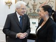 Cecilia Bartoli e il Presidente della Repubblica Italiana Sergio Mattarella durante la cerimonia a Monaco © Presidenza della Repubblica Italiana – Quirinale Cecilia Bartoli e il Presidente della Repubblica Italiana Sergio Mattarella durante la cerimonia a Monaco © Presidenza della Repubblica Italiana – Quirinale