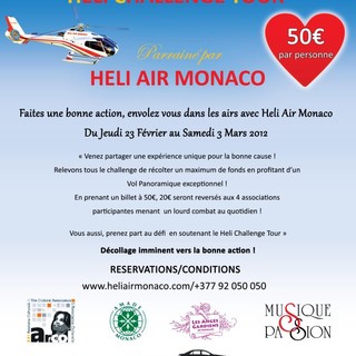 A Montecarlo si vola per beneficienza. Con Heli Air Monaco e Copurchic