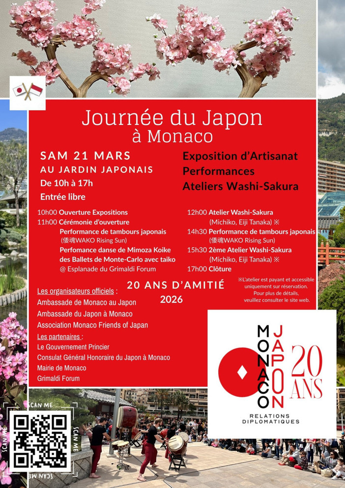 Giornata del Giappone a Monaco – 21 marzo 2026 – Esplanade del Grimaldi Forum
