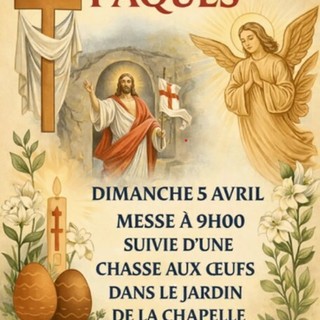 Pasqua 2026 a Mentone: celebrazione religiosa  © Chapelle Sainte Jeanne d’Arc.