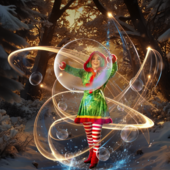 “Bulline, la fée aux bulles magiques”: uno spettacolo natalizio per bambini a Mentone ©Eklabul “Bulline, la fée aux bulles magiques”: uno spettacolo natalizio per bambini a Mentone ©Eklabul