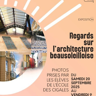 Mostra “Regards sur l’architecture beausoleilloise” © Ville de Beausoleil
