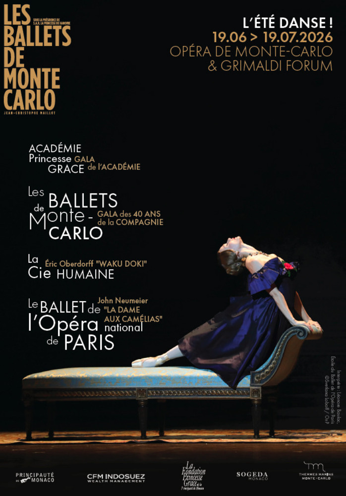 Les Ballets de Monte-Carlo: Gli eventi da giugno a luglio 2026.