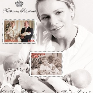 Ecco i francobolli di Jacques e Gabriella, Principi di Monaco, figli di Charlene e Alberto II