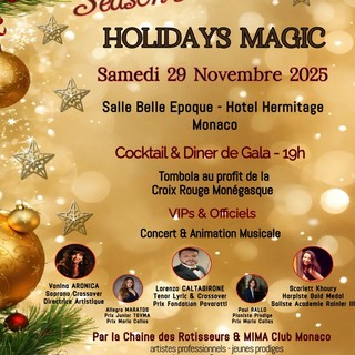 “Holidays Magic” Season’s Ball: un evento benefico a favore della Croce Rossa Monegasca.