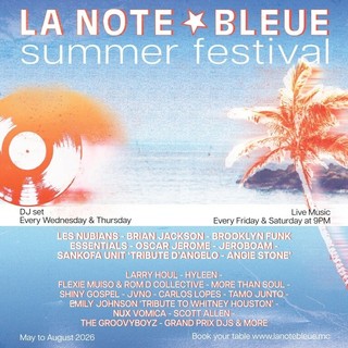 Il programma del La Note Bleue Summer Festival 2026
