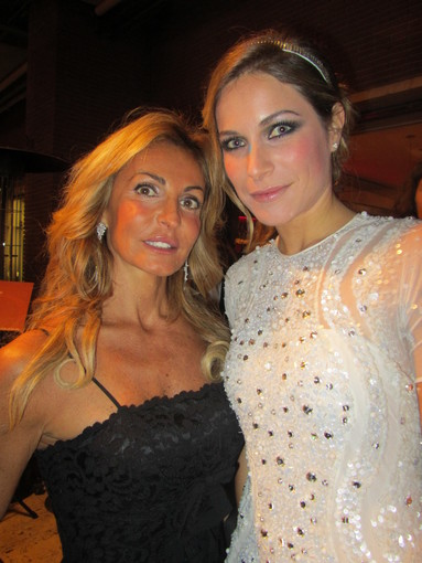 Elenora Pedron con l'amica Carolina Pasqualini Elenora Pedron con l'amica Carolina Pasqualini