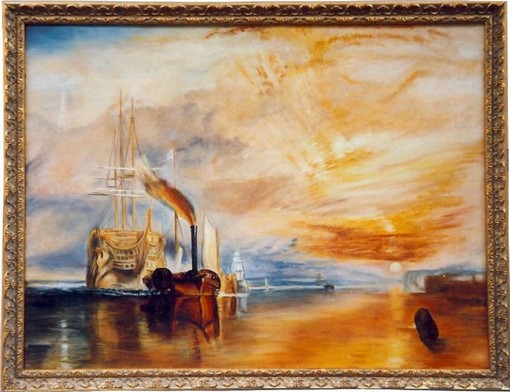 La valorosa Téméraire di William Turner La valorosa Téméraire di William Turner