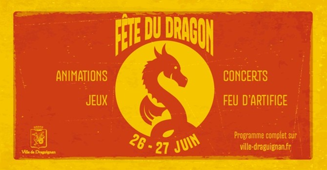 Draguignan celebra l’estate, torna la 12ª Fête du Dragon nel centro storico con quasi 50 attività e oltre 130 appuntamenti estivi