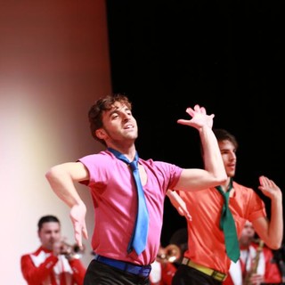 Le stelle del balletto del Bolshoi si esibiscono durante la cena di gala "Hommage aux Grimaldi" a Montecarlo