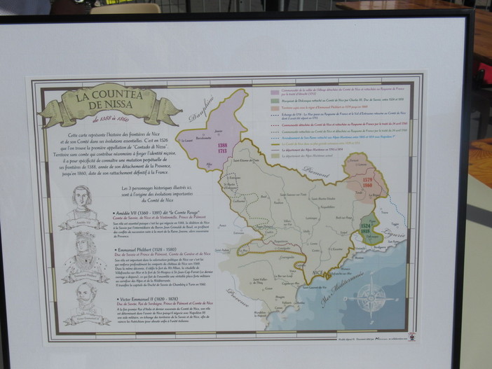 I confini mobili della Contea di Nizza nella storia I confini mobili della Contea di Nizza nella storia