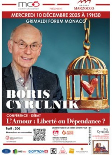 “BORIS CYRULNIK: L’amore — libertà o dipendenza?” - una conferenza straordinaria che esplora i molteplici volti dell’amore tra libertà, legame e dipendenza emotiva. “BORIS CYRULNIK: L’amore — libertà o dipendenza?” - una conferenza straordinaria che esplora i molteplici volti dell’amore tra libertà, legame e dipendenza emotiva.