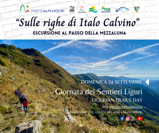 Sulle righe di Italo Calvino nel Parco delle Alpi Liguri
