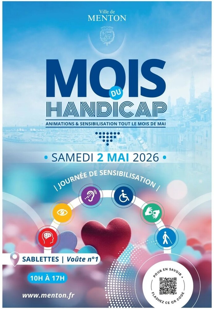 Giornata della disabilità: evento aperto alle Sablettes di Menton