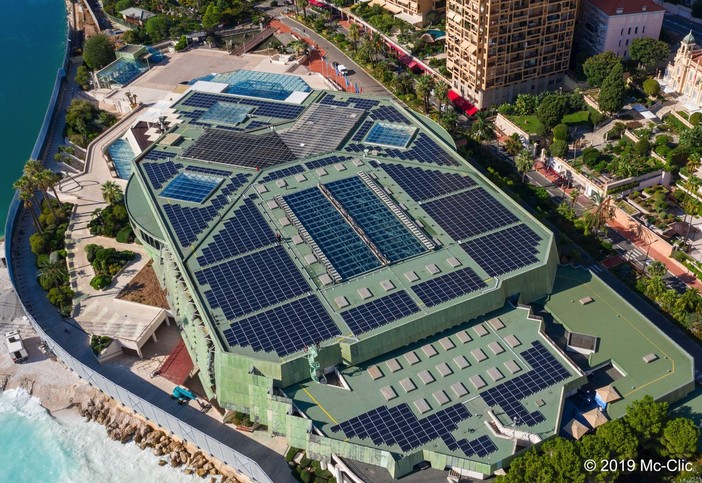 Il più grande produttore di energia solare a Monaco? Sono il Grimaldi Forum e SMEG