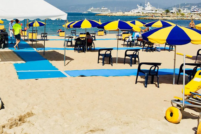 Cannes ha aperto la sua Handiplage completa in tutta sicurezza