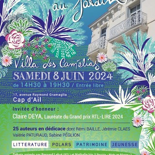 A Villa Les Camélias di Cap d'Ail appuntamento con la cultura: c'è "Autori in giardino"