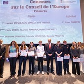Incontro di Alain Berset – Segretario Generale del Consiglio d’Europa – con gli studenti delle scuole superiori di Monaco. © Direzione della Comunicazione – Manuel Vitali
