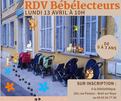 “RDV Bébés lecteurs” alla Bibliothèque de Breil-sur-Roya.