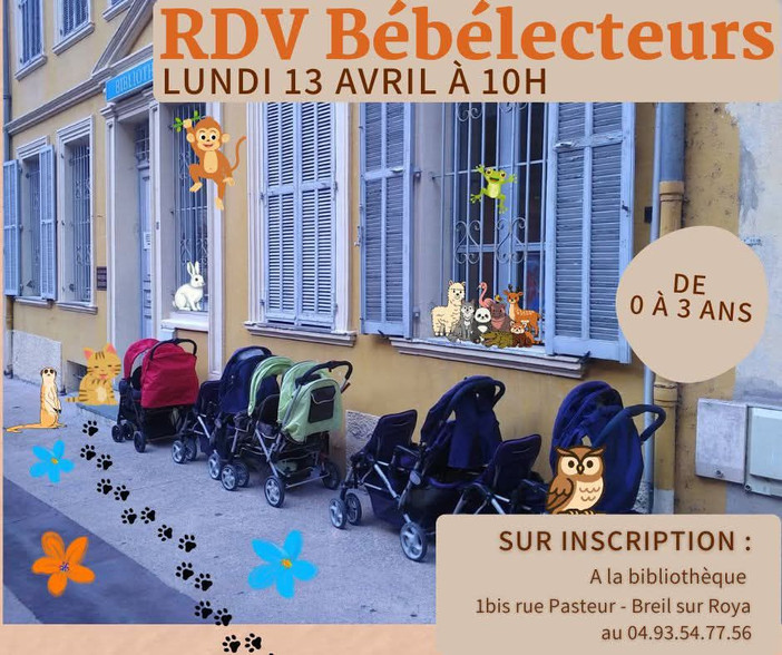 “RDV Bébés lecteurs” alla Bibliothèque de Breil-sur-Roya. “RDV Bébés lecteurs” alla Bibliothèque de Breil-sur-Roya.