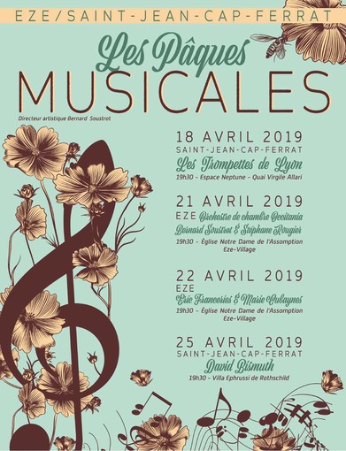 Musical di Pasqua ad Eze in collaborazione con il comune di Saint-Jean Cap-Ferrat Musical di Pasqua ad Eze in collaborazione con il comune di Saint-Jean Cap-Ferrat