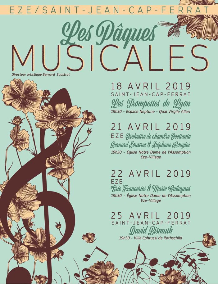 Musical di Pasqua ad Eze in collaborazione con il comune di Saint-Jean Cap-Ferrat