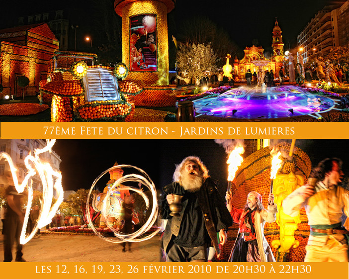 Mentone: con la festa del limone ecco i giardini di luci Mentone: con la festa del limone ecco i giardini di luci