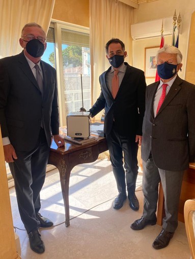 Un “CUBE” anti-covid per l’Ambasciata d’Italia nel Principato di Monaco Un “CUBE” anti-covid per l’Ambasciata d’Italia nel Principato di Monaco