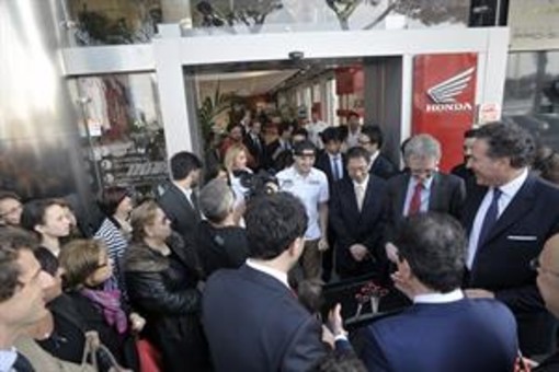 Jack Miller inaugura la sede Honda a Roma. Per il pilota del team di Monaco adesso è tempo di GP1 in Qatar Jack Miller inaugura la sede Honda a Roma. Per il pilota del team di Monaco adesso è tempo di GP1 in Qatar