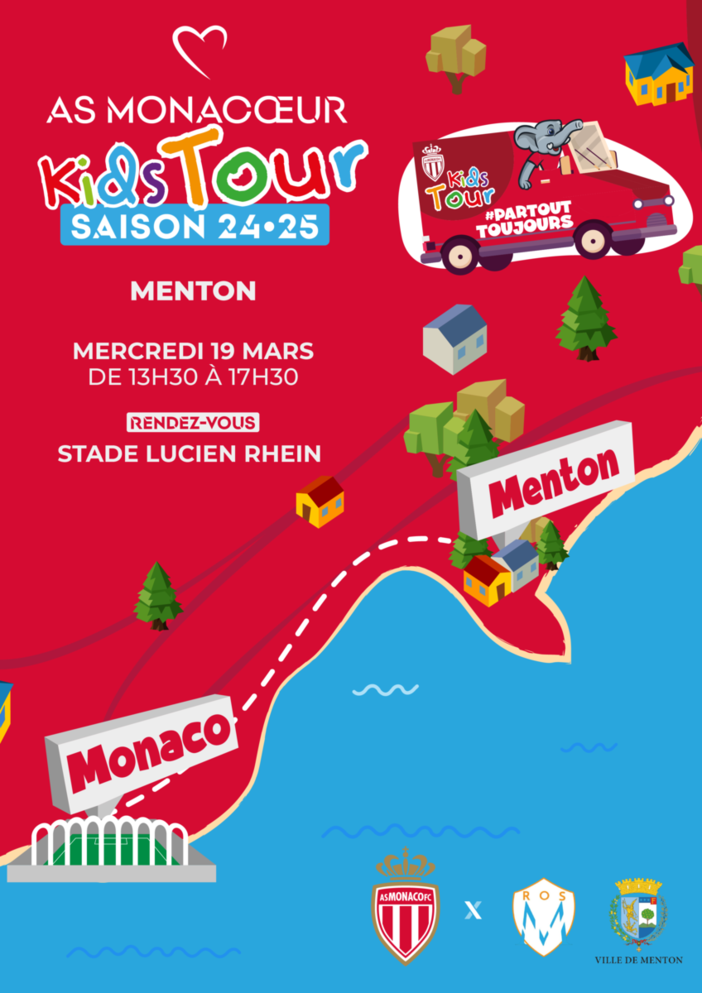 L'AS Monaco incontra i giovani di Mentone