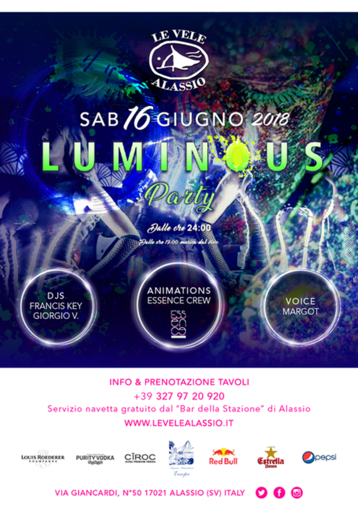 Le Vele di Alassio: questo il programma per venerdì 15 e sabato 16 giugno Le Vele di Alassio: questo il programma per venerdì 15 e sabato 16 giugno