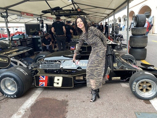Per Lorena Baricalla applausi a Monte-Carlo tra Formula1, Moda e Cinema