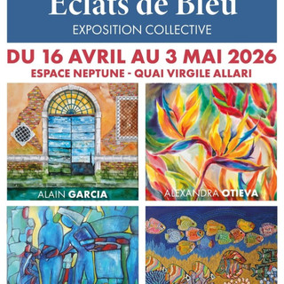 “Éclats de Bleu”: dal 16 aprile al 3 maggio 2026.