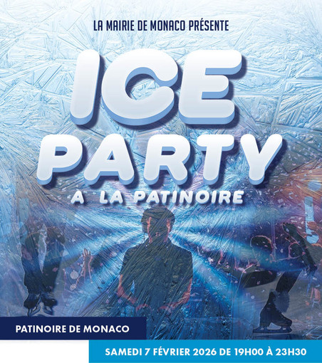 « Ice Party » alla pista di pattinaggio di Monaco sabato 7 febbraio