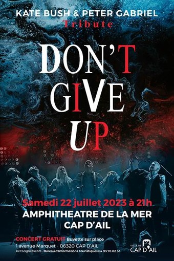 Cap d'Ail, per le "Notti d'Estate" un concerto tributo a Kate Bush e Peter Gabriel Cap d'Ail, per le "Notti d'Estate" un concerto tributo a Kate Bush e Peter Gabriel