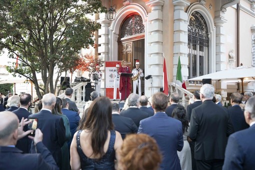 Roma celebra i 150 anni della rappresentanza diplomatica di Monaco in Italia e i 20 anni di regno del Principe Alberto II Roma celebra i 150 anni della rappresentanza diplomatica di Monaco in Italia e i 20 anni di regno del Principe Alberto II