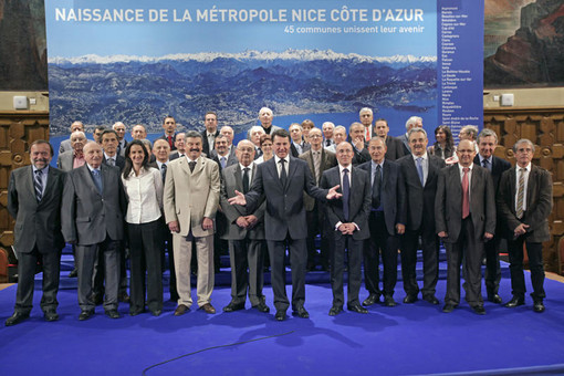Photo credits Ville de Nice - immagine dello scorso mese di aprile quando fu annunciata la creazione della prima Metropoli di Francia