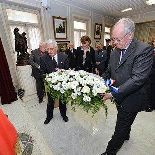 S.E. M. le Ministre d’Etat Michel Roger et Jacques Boisson, Secrétaire d’Etat,