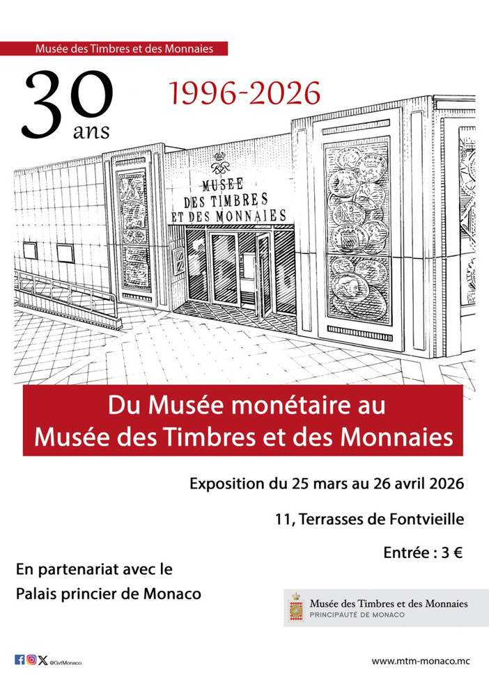 Mostra «Dal Museo Monetario al Museo dei Francobolli e delle Monete»: dal 25 marzo al 26 aprile 2026.