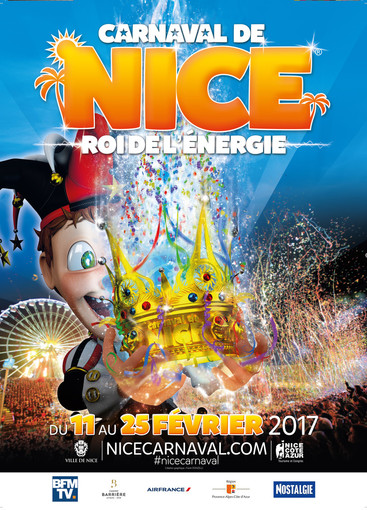 Ecco il manifesto del Carnevale di Nizza che si svolgerà  dall’11 al 25 febbraio 2017