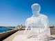 Antibes Juan-les-Pins: sul bastione Saint-Jaume il Nomade di Jaume Plensa