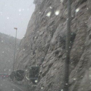Qualche fiocco di neve a Montecarlo